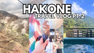 Hakone Food and Ryokan Experience  Owakudani Lake Ashi Tour in Hakone Japan Pt2 [upl. by Leveroni]