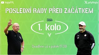 POSLEDNÍ RADY PŘED ZAČÁTKEM LIGY  Česká Fantasy Liga 20242025 [upl. by Lekim]