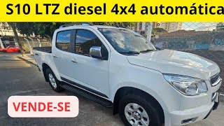 VENDESE Chevrolet S10 LTZ 4x4 diesel automática cabine dupla 2013S10ltz2013 [upl. by Hsara]