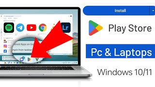 How to Install Google Play Store on PC windows 11  Download amp Install Playstore Apps in LaptopPC [upl. by Immanuel659]