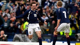 James McFadden Goal v Netherlands  19 November 2003 [upl. by Maryjo]