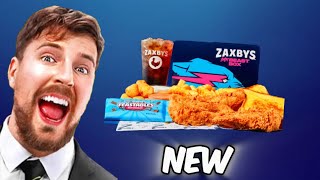 I Tried The MrBeast Zaxby’s Box [upl. by Anitreb]