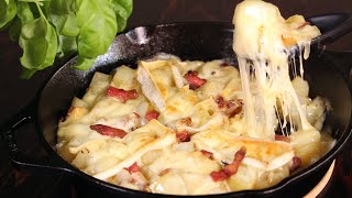 Potato Cheese Skillet  Tartiflette  How Tasty Channel [upl. by Bessie529]