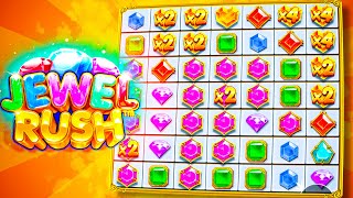 I HIT THESE CLUSTERS ON JEWEL RUSH Fruit Party Reskin [upl. by Sherrill]