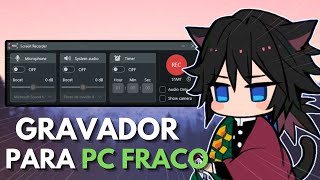 Gravador de TELA SIMPLES e LEVE 2024 [upl. by Nelleeus888]