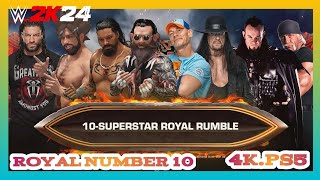 WWE 2K24 Royal Number 10 gameplay wwe2k24 wwe24 [upl. by Annaujat]