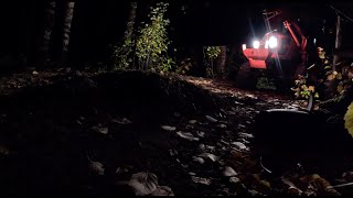 What Its Like To Operate The Tractor AT NIGHT And One Trick To Make It Way Better Kioti CX2510 [upl. by Meri]