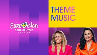 Eurovision Song Contest  Malmö 2024 Theme Music 🇸🇪  unitedbymusic [upl. by Htial]