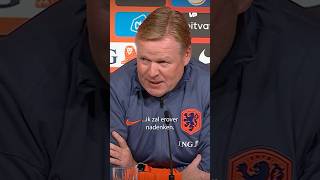 ⏳🇳🇱 Moet Koeman Maatsen opstellen tegen Duitsland 👀 oranje koeman nationsleague [upl. by Nesyaj829]