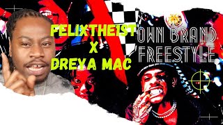 FelixThe1st x Dreya Mac Own Brand Freestyle official reaction video [upl. by Atirhs956]