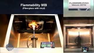 ASTM E84 Termofoam vs MBI Test Method Fire [upl. by Ynhoj]