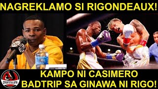 Rigondeaux Ako DAPAT ang panalo  Team Casimero NABADTRIP sa kakatakbo ni Rigo [upl. by Frederico]