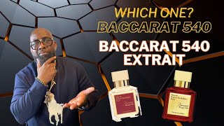 Baccarat 540 vs Baccarat 540 Extrait my Review [upl. by Adlitam184]