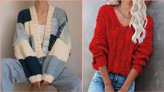 OUTSTANDING CROCHET SWEATER FREE PATTERNS DESIGNS [upl. by Krute]