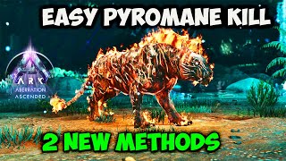 ARK NEW UPDATE  How To EASILY Kill a PYROMANE in ARK Ascended Aberration [upl. by Rialc]