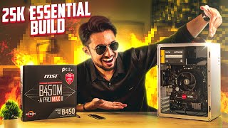 25K Tk Essential PC Build ft 5600G  সব ব্যাসিক কাজের বাপ [upl. by Scevour898]