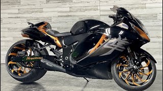 2022 Suzuki Hayabusa fully custom 360 kit with full Brock’s exhaust walk around ￼ [upl. by Arondel]