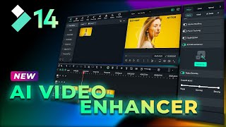 Whats NEW IN FILMORA 14  AI Video Enhancer [upl. by Onurb653]