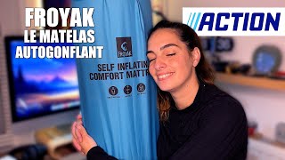 FROYAK le matelas autogonflant de chez ACTION le matelas de camping [upl. by Tiraj]