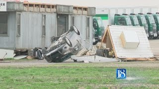 NWS confirms EF1 tornado touched down in Lafayette [upl. by Marthe37]