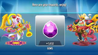 277 Dragon city  Obtain more than 1600 gems from task reward  Prepare for High Master Karma Race [upl. by Notlrak]