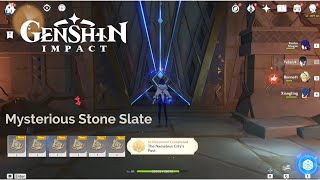 Safhe Shatranj Locked Door  6 Mysterious Stone Slate  Genshin Impact [upl. by Dorthea]