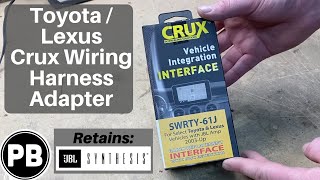 Crux Toyota Wiring Harness Adapter Unboxing  SWRTY61J [upl. by Yblek430]