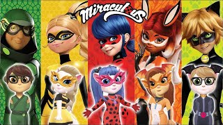 ℹ️ My Talking Angela 2💖😍 Miraculous🤗 Ladybug VS Queen bee VS Rena Rouge VS Shellter VS Cat Noir � [upl. by Aerdnuahs]