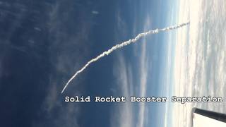 Final Space Shuttle Launch from an Airplane Awesome HD [upl. by Peppie]