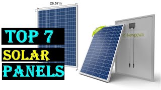 Top 7  Best Solar Panels 2025  best solar panels Reviews [upl. by Aianat]