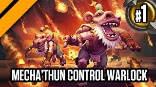 Hearthstone Boomsday  MechaThun Control Warlock P1 [upl. by Adilen]