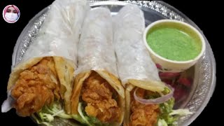 Zinger Paratha Roll Recipe  Restaurant Style Tasty Zinger Paratha Roll by Musarat Food Secrets [upl. by Ahtnama]