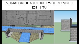 ESTIMATION OF AQUEDUCT WITH 3D MODEL AQUEDUCT ESTIMATE [upl. by Nyllij]