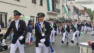 Parademarsch beim Schützenfest 2023 in Geseke [upl. by Nesyaj]