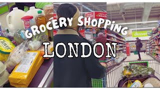 Grocery Shopping in London  Couple in London  Indian in UK 🇬🇧  London Lifestyle [upl. by Enrak]