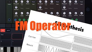 BeepStreet Drambo  Tutorial Exploring the groovebox Part 21 FM Operator [upl. by Annaor]