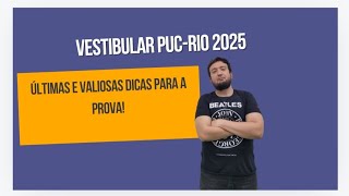 REDAÇÃO DA PUCRIO  PROVA DA PUCRIO  ÚLTIMAS E VALIOSAS DICAS [upl. by Lleda]