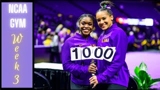 NCAA Gymnastics Week 3 Highlights [upl. by Aerua152]