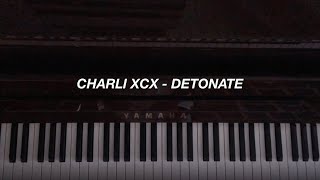 Charli XCX  detonate Piano Cover Sheet Music [upl. by Maurie900]