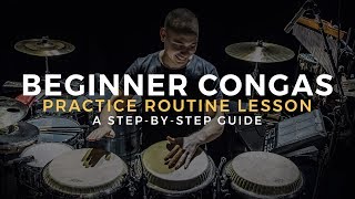 CONGA LESSON  How to Play Congas for Beginners [upl. by Anisirhc]