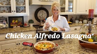 How To Make Chicken Alfredo Lasagna [upl. by Alimhaj946]