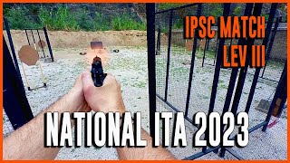 Italian National Open Beretta 2023 IPSC match Lev III Production division Perazzoli Francesco [upl. by Assiran]