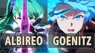 GBVSR🔥Albireo Beatrix Vs Goenitz Gran🔥 High Level Gameplay [upl. by Marthe]