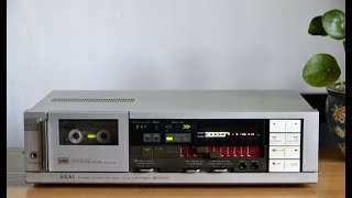 AKAI Stereo Cassette Deck CS F36R 1983 [upl. by Acebber]