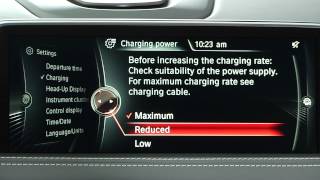 Adjust eDrive Level 1 Charging Settings  BMW HowTo [upl. by Nahtan292]