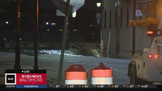 Fells Point residents business prepare for flooding [upl. by Kaden]