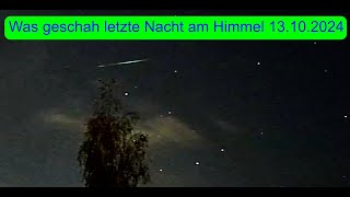 Was geschah letzte Nacht am Himmel 13102024 [upl. by Keane]