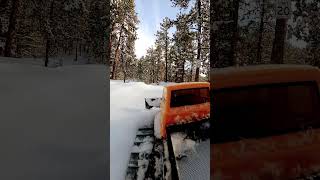 kyosho Trail King with plow deep powder colorado remotecontrol [upl. by Ruthven]