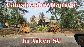 Damage update For Aiken SC from Hurricane Helene 92924 [upl. by Lorelie]