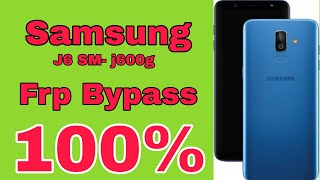 Samsung Galaxy J6 J600G Frp Bypass Android 10  How To Frp Bypass J6  J600g [upl. by Aicineohp]